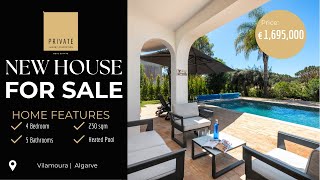 Luxury Villa Tour in Vilamoura Algarve  Top Real Estate for Sale in Portugalquot [upl. by Htebasil271]