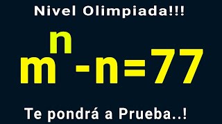 TE PONE A PRUEBA Olimpiada Matemática Ecuación exponencial [upl. by Rhodes]