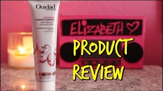 Review Ouidad Advanced Climate Control Featherlight Styling Cream [upl. by Wulf]