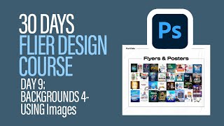 30 days Flier Design courseDay 9 Backgrounds 4Using Abstract Images [upl. by Antoni788]