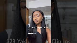 23 Yaki Straight Clip Ins Install  Sensationnel Alpha Woman clipinhairextensions hairtutorial [upl. by Kirrad]