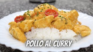 Pollo al curry  ￼ receta fácil de pollo al curry￼ [upl. by Ariem]