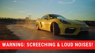 Drifting the Porsche 718 Cayman GT4 Until the Tires are Gone [upl. by Bidle]