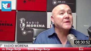 DiegoEnMedios  Entrevista a Diego Borja en Radio Morena 640 AM [upl. by Lemmie971]