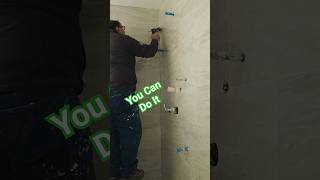 Caulking with silicone Easy tile howtotile silicone [upl. by Nahshon552]