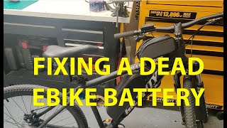 Fixing a dead ebike battery [upl. by Ocram]