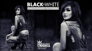 Black and White Dramatic Colors Tutorial Photoshop [upl. by Ettenuahs]