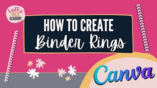 How To Create Binder Ring For Digital Planners In Keynote [upl. by Anerac]