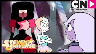 Steven Universe  Pearl and Garnet Upset Amethyst  Tiger Millionaire  Cartoon Network [upl. by Linsk]