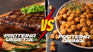 Proteína Animal vs Vegetal ¿Cuál es Mejor  proteina proteinavegetal [upl. by Ayotal]