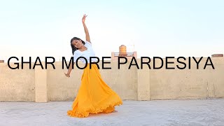 GHAR MORE PARDESIYA KALANK SEMI CLASSICAL BOLLYWOOD ALIA BHATT DANCE COVER [upl. by Kendre43]