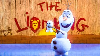 OLAF PRESENTS Clip  Olaf Retells The Lion King 2021 [upl. by Bergstrom619]