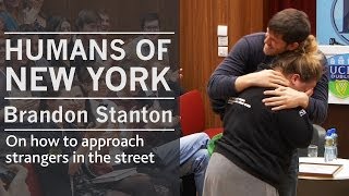 On how I approach strangers in the street  Humans of New York creator Brandon Stanton  UCD Dublin [upl. by Annahvas]