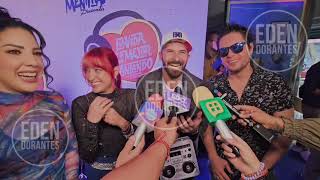 IMANOL y elenco 2000 pop Se divierten con la prensa al acudir al musical quotLa vida es mejor cantandoquot [upl. by Ladonna]