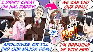 My GF the Client CEOs Daughter Cheated on Me When I Tried to Break Up…RomCom Manga Dub [upl. by Hannan559]