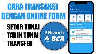 Makin Mudah Pakai eBranch BCA  Setor Tunai BCA  Tarik Tunai BCA  Transfer BCA  ebranhbcacoid [upl. by Wack]