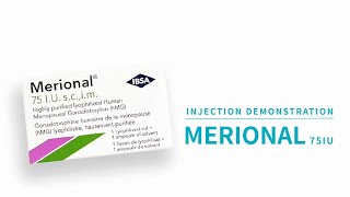 【Injection Demonstration】Merional 75 IU [upl. by Yaj]