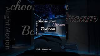 Choose your dream bedroom fypシ゚viral foryou asthetic [upl. by Dlorah]