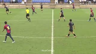 Arnau Pradas vs CF Damm  La Masia winger [upl. by Ariek]