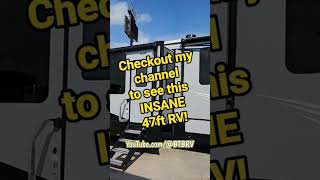 Must see inside 47Ft Long Fifth Wheel Toy Hauler [upl. by Norel]