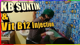 Injection KB dan Vitamin B12 Injection di duniya Bidan [upl. by Frere582]