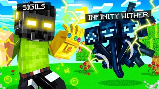 FIGHTING the INFINITY WITHER in Insane Craft [upl. by Knoll]