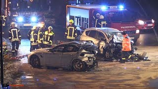 2 Tote bei schwerem Verkehrsunfall auf der B49 bei Montabaur  16122018 [upl. by Ritchie]