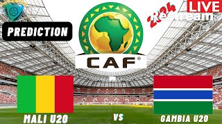 Mali vs Gambia CAF U20 Africa Nations Cup 2025 Qualification WAFU A Match Countdown [upl. by Yelnikcm]