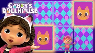 Can You Match the Cards Memory Game for Kids  GABBYS DOLLHOUSE  Netflix [upl. by Anidal]