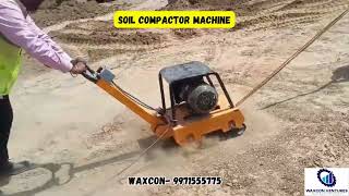 Soil Compactor Machine  मिट्टी दबाने की मशीन  Heavy Duty Machine  9971555775 soil compactor [upl. by Wrennie]