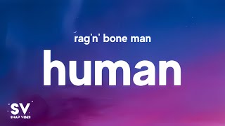 RagnBone Man  Human Lyrics  Sped Up ragnboneman [upl. by Benji899]