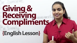 Giving and receiving compliments  Interdemiate English lesson [upl. by Pansy]