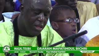 Ya Kittabal Karimi  Magal Touba 2020 Kourel 1 Daara Mafatihoul Bichri [upl. by Lita869]