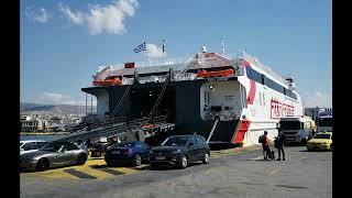 Thunder Ferry Piraeus  Naxos [upl. by Strepphon872]