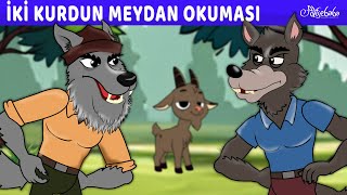 İki Kurdun Meydan Okuması 🐺🍎🐐  Adisebaba Masallar [upl. by Enyrehtak424]