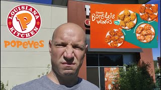 Popeyes New Boneless Wings [upl. by Enobe266]