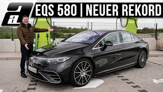 Mercedes EQS 580 4 Matic  ÜBER 650km Reichweite möglich  HYPERMILING [upl. by Nairrad955]