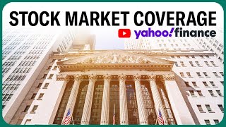 Stock market today Live coverage from Yahoo Finance [upl. by Eidnew]