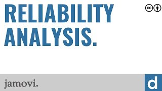 Reliability analysis — jamovi [upl. by Rosalee690]