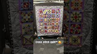 Cross stitch Quilt wall hanging [upl. by Gilbye]