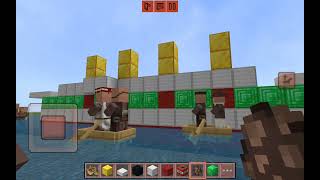 Minecraft Sinking Ships TitanicCarpathiaBritannicAnd MV Doña Paz [upl. by Redfield]