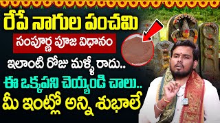 Gajanand Swamy  Nagula Panchami Significance 2024  Nagula Panchami Pooja Vidhanam in Telugu [upl. by Stanwinn]