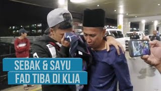 Sebak Momen Sedih Achey Sambut Fad di KLIA Bawa Baju Abam Tiba Rumah Abam Fad amp Ali Berpelukan [upl. by Dnumde]