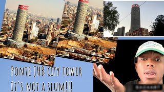 Ponte JHB city tower Most people think its known of gangsterism Dont listen to rumors [upl. by Norling]