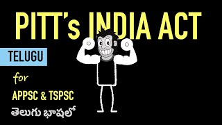 తెలుగు  Pitts India Act 1784 in Telugu  Modern History for APPSC amp TSPSC [upl. by Anitram884]