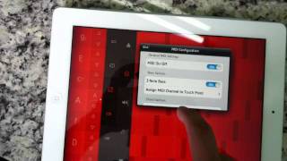 Controlling SampleTank for iOS with SoundPrism Pro using MidiBridge [upl. by Lola]