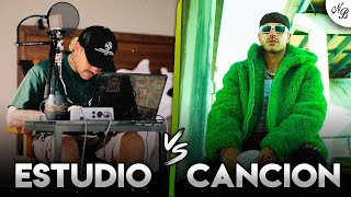 REGGAETONEROS GRABANDO EN EL ESTUDIO vs LA CANCIÓN TERMINADA 4 [upl. by Bonacci158]