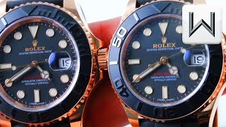 Rolex Yacht Master 37 vs Yacht Master 40 116655 vs 268655 Luxury Watch Review [upl. by Sonya942]