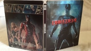 Daredevil  UK Bluray SteelBook Unboxing  2003  Ben Affleck  Jennifer Garner [upl. by Olumor815]