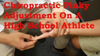 Chiropractic Pinky Adjustment [upl. by Ahsinahs]